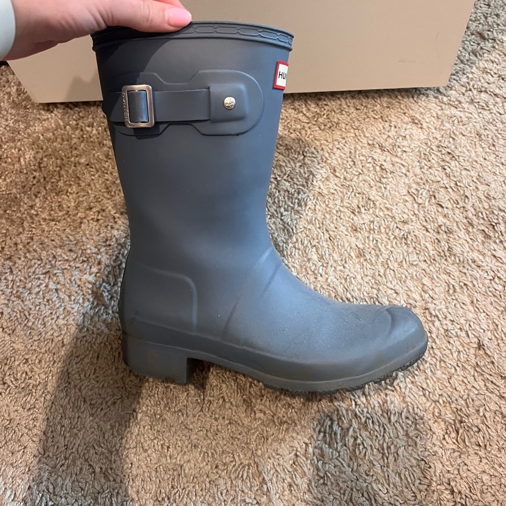 Hunter Women's Charcoal Rain Boots